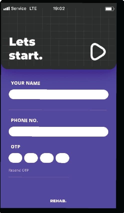 Let's start screen