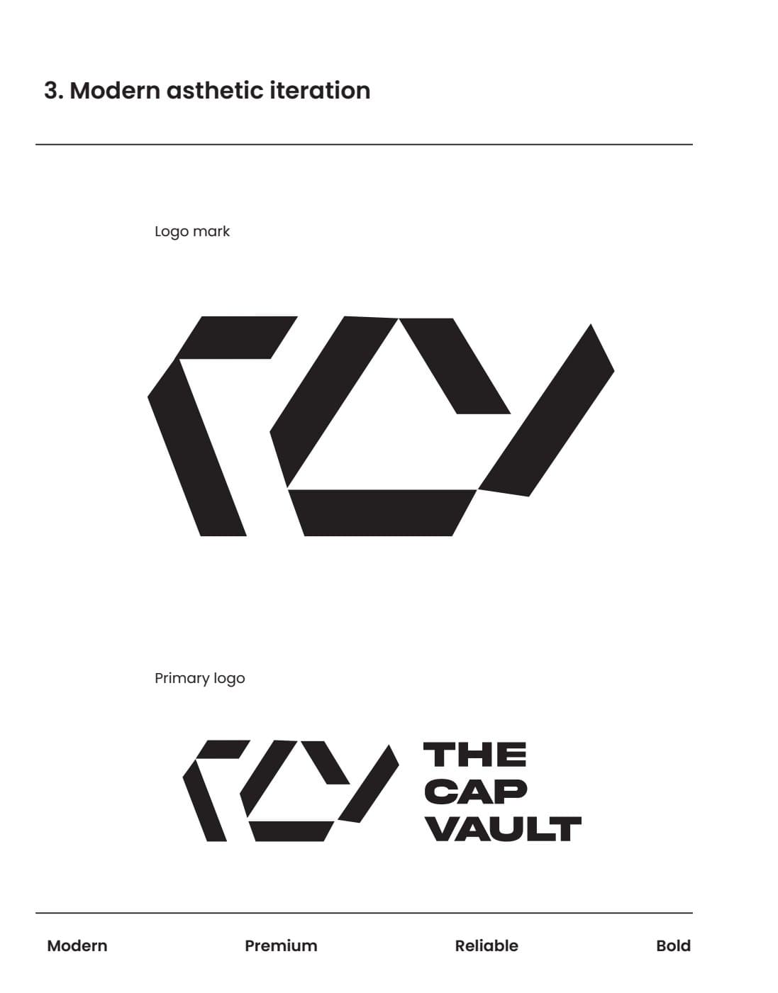Direction 3: modern aesthetic iteration