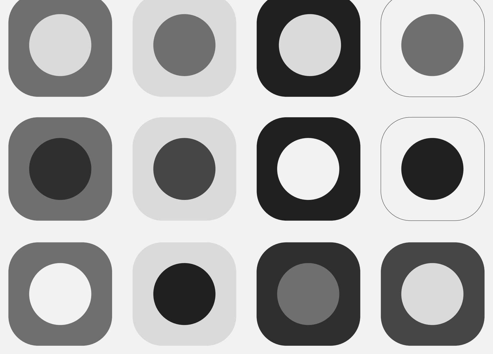 Approved colour pairings